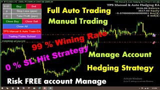 Full Auto & Manual Trading Ea With Price Action ! Hedging ! Safe martingale strategy Base Robo screenshot 4