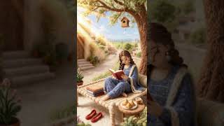 ✨ Peaceful Village Reading Vibes 🌿 | Ghibli Inspired ASMR Ambience | Cozy Relaxing Animation
