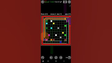 How To Solve Flow Free Courtyard Spin Level 144 13x13 Hard Board Walk Through Solution Walkthrough