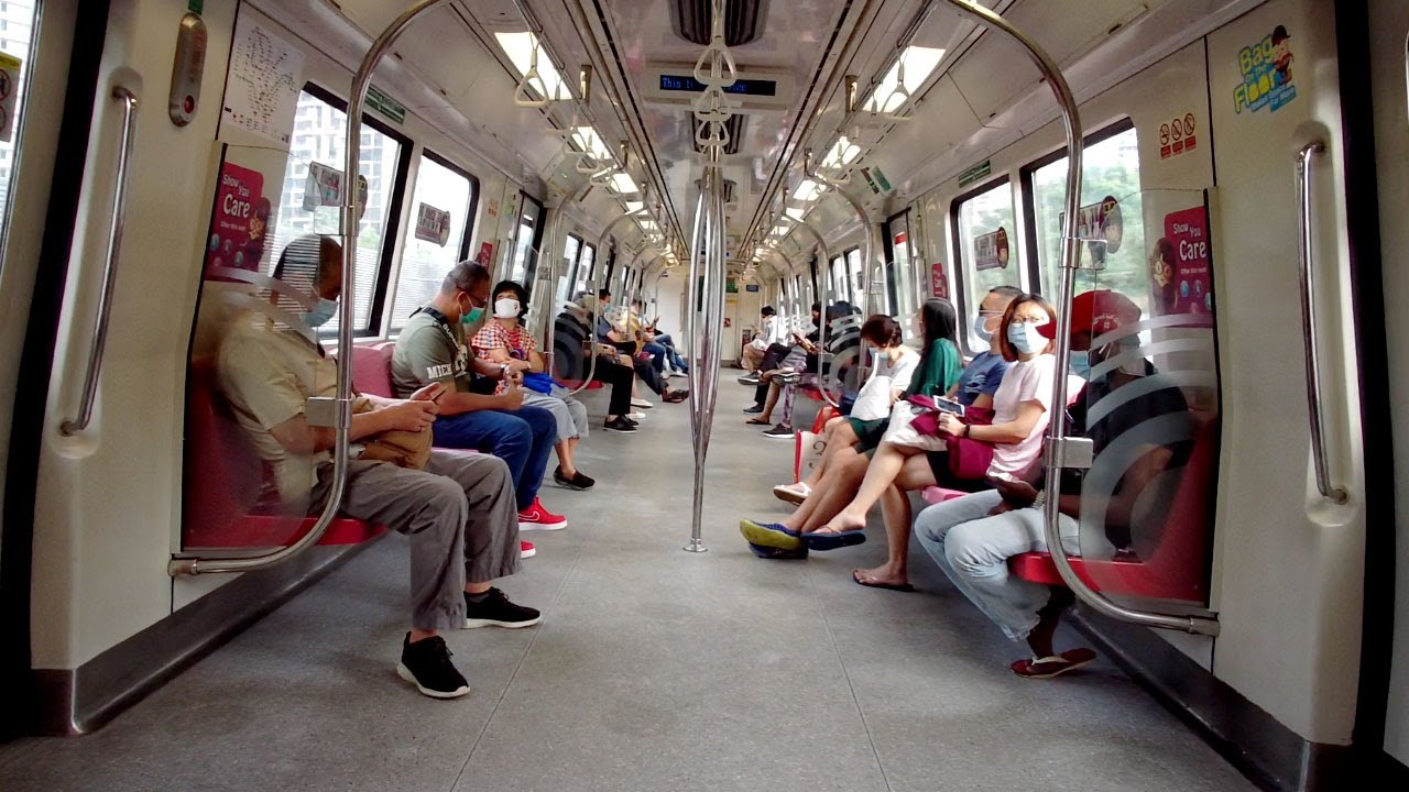 Singapore MRT ride from Eunos to Bukit Batok train station (1 of 2)