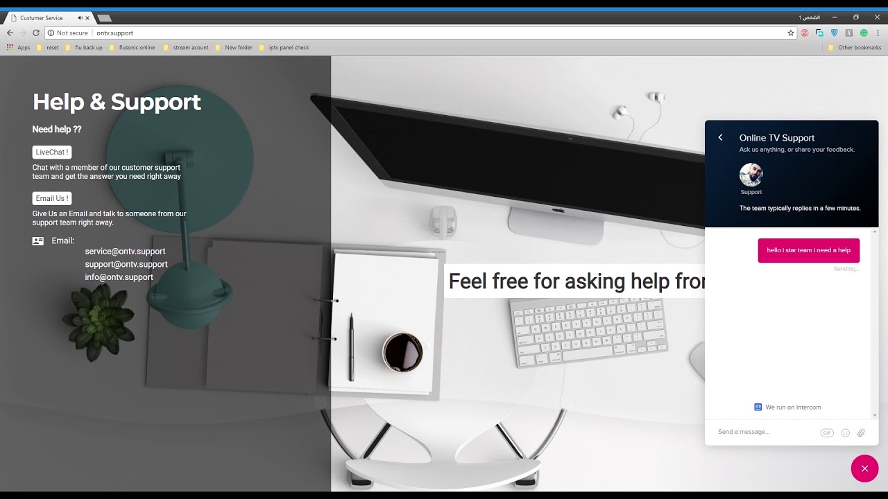 how to contact IStar team for Support /كيفية الاتصال بفريق أي ستار  للحصول على الدعم