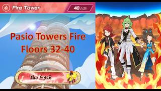 Anniversary N and Sygna Suit Hilda VS Pasio Towers Fire Floors 32-40 [Pokémon Masters EX]