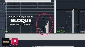 🎯 AutoCAD: Cómo TAPAR Bloques con el Comando WIPEOUT | Tutorial