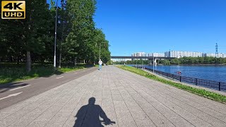 4K60FPS Moscow Longest bikeway / Самая длинная велодорожка Москвы