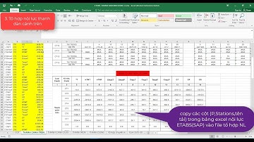 EXCEL TỔ HỢP NỖI LỰC - ĐỒ ÁN THÉP (ĐA KẾT CẤU NHÀ THÉP) | HUCE