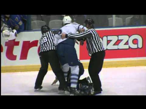 Maple Leafs Prospects - Keith Aulie vs. Stefan Del...