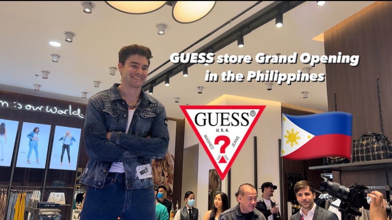 Institut statsminister Undertrykkelse Guess store grand opening in the Philippines - YouTube