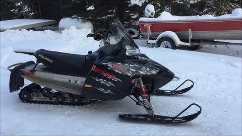 2007 Polaris Dragon 700 Walk Around And Cold Start