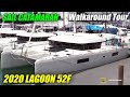2020 Lagoon 52 F Sail Catamaran - Walkaround Tour - 2020 Miami Boat Show