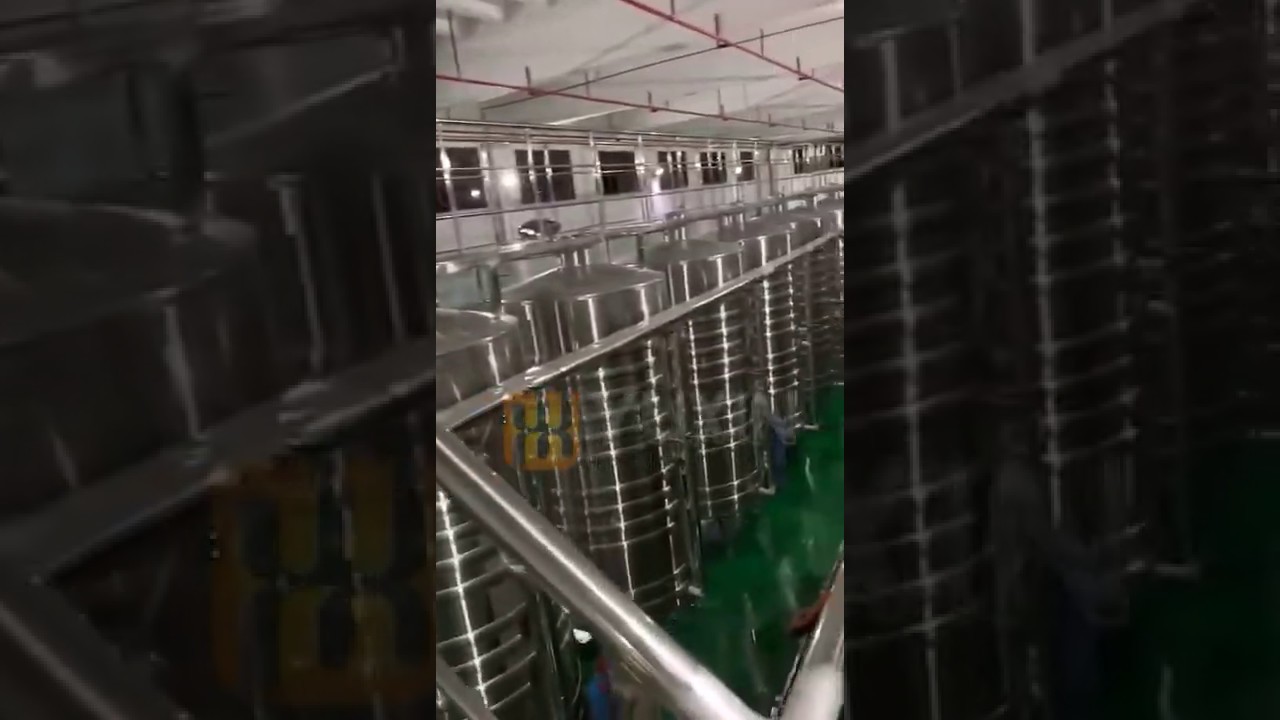 Harvest season with Wine tank stainless steel