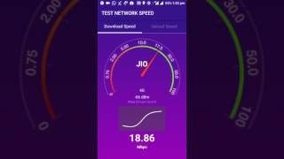 Jio Speed Test on TRAI MySpeed App screenshot 1