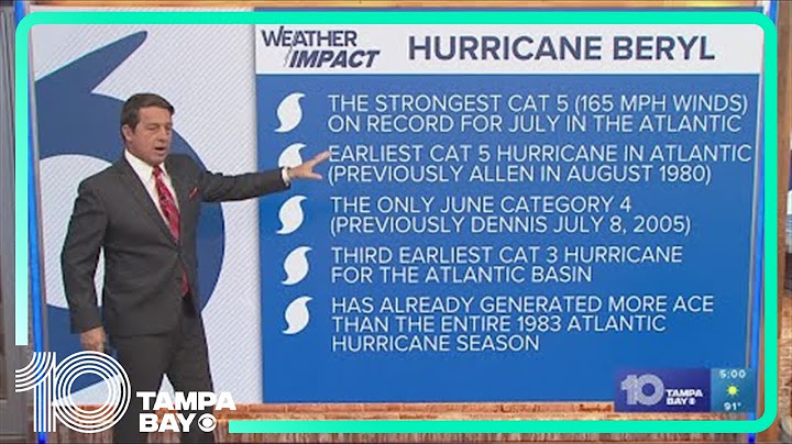 Tracking the Tropics: Hurricane Beryl expected to make landfall in Jamaica tomorrow