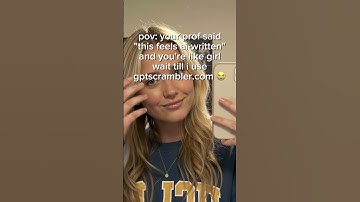 pov: your essay sounds ai but gptscrambler.com makes it human af 👀