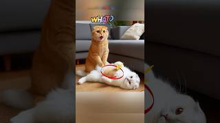This thing on the table? 🤯 NO‼️ #cat #kitten #cute