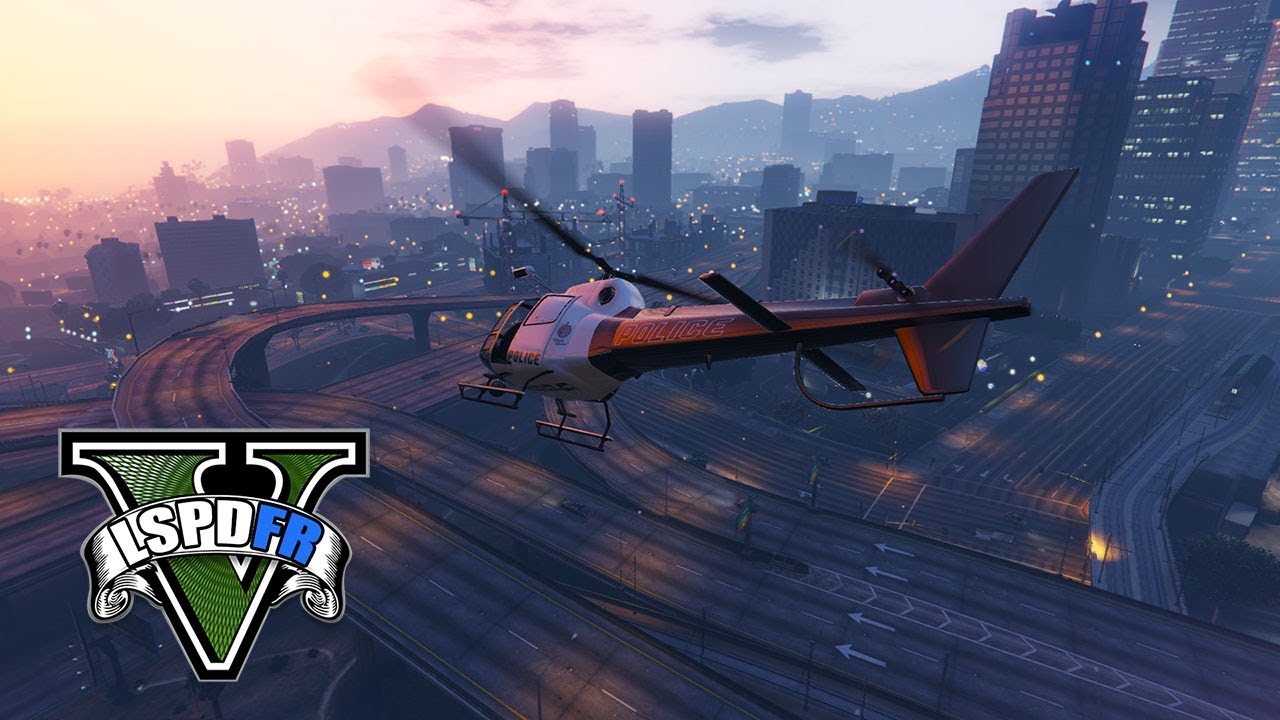 GTA 5 LSPDFR Air Patrol Thermal Night Vision Camera YouTube