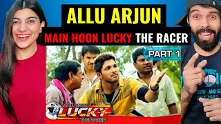 MAIN HOON LUCKY THE RACER (Part - 1) l ALLU ARJUN ACTION SCENE REACTION