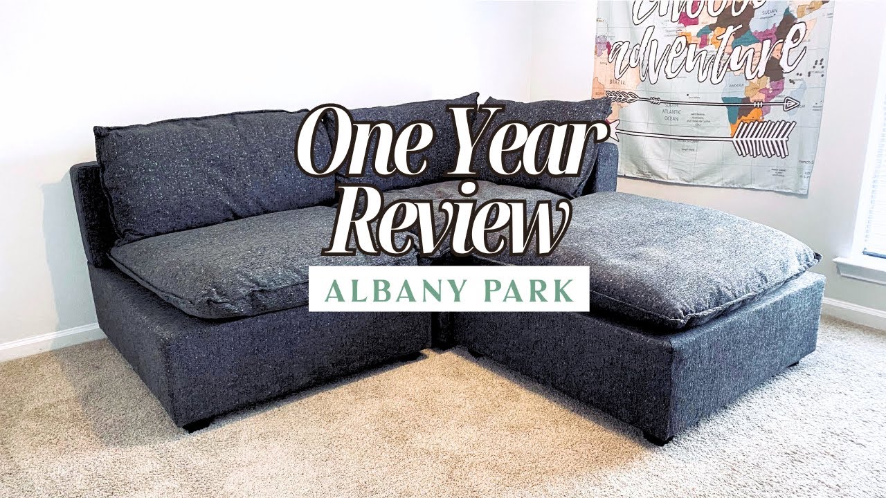 ALBANY PARK Review 1 YEAR Update | Kova Sofa | Cloud Couch dupe | Modular Sectional Sofa