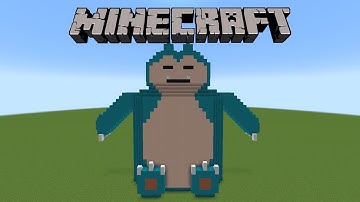 Minecraft how to build Snorlax