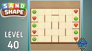 Sand Shape Super Hard Level 40: Gameplay Solution