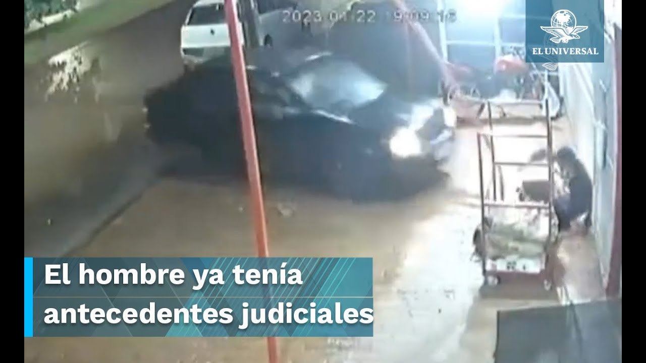 Por golpear a su madre, joven atropella y mata a su padrastro - YouTube