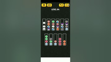 Ball Sort Puzzle level-64 #trending #SHORT