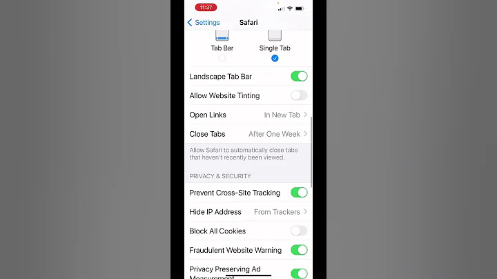Remove Cookies from iPhone