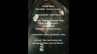 baca DOA ini ketika mimpi idah atau buruk.#shorts #doamustajab #islam