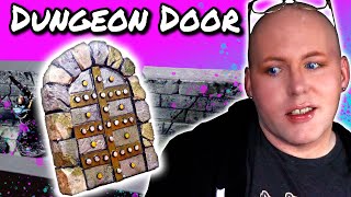 Dungeon Door for Boss D&D Terrain (Building a Dungeon Ep 23)