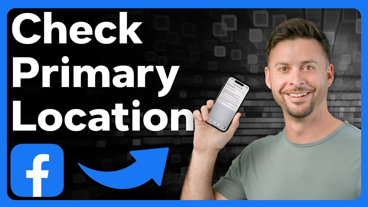 How To Check Primary Location On Facebook - YouTube