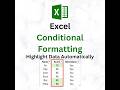 Excel Conditional Formatting