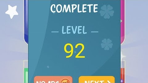 How To Solve Water Color Sort Level 92 | Shorts video