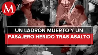 En Los Reyes La Paz, ladrones saltan de combi en movimiento tras atraco; uno murió