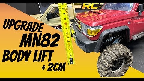 🔧How to Easily Lift the Body on MN82 RC Truck – Simple Mod for More Clearance!🚗💨
