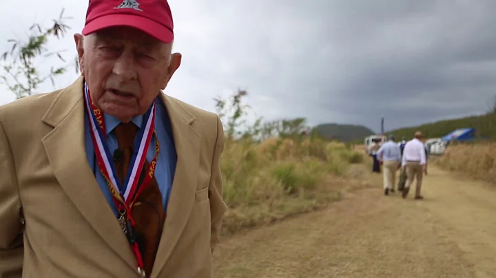 Iwo Jima veteran Edwin Hunsberger Interview B-Roll