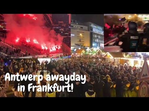 Antwerp awayday in Frankfurt! Eintracht Frankfurt - Royal Antwerp FC 2-2