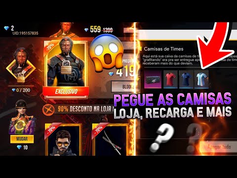 Pegue A Caixa Das Camisas De Time Loja Misteriosa 8 0 Com Samurais Machete Raro E Mais Free Fire Youtube