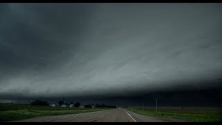 Escaping Dangerous Derecho - Swallowed by "Whales Mouth" time lapse