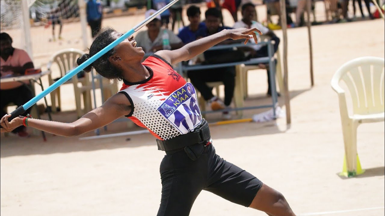 Javelin throw Women U18 2nd Tamil Nadu State Open Javelin throw