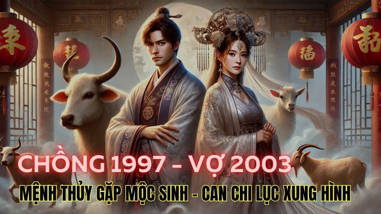 🐂 Chồng 1997 🐑 Vợ 2003 Có Hợp Nhau Không? Xem tuổi kết hôn vợ chồng