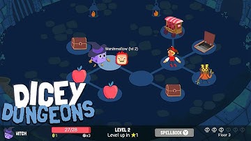 (Reroll) Enter The Inventor: Floors 3 & 4 and The Witch Way: Floors 1 to 3 | Dicey Dungeons