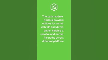 Path Module in Node.js