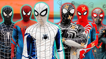 TEAM SPIDER-MAN vs BAD GUY TEAM In Real Life || LIVE ACTION STORY 1