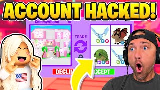 CAMMYS Account Gets HACKED! Selling Her Favorite HOUSE in Roblox Adopt Me! 😳