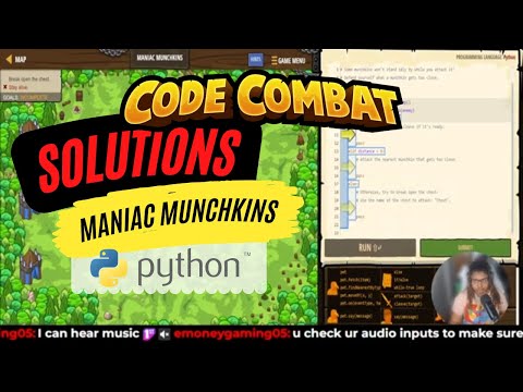 CodeCombat Python | Maniac Munchkins