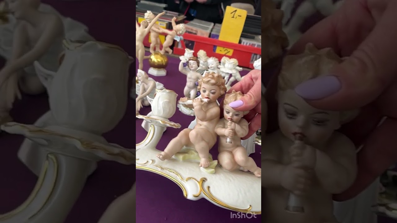 💝Обзор барахолки-шикарные находки. #винтаж #антиквариат #барахолкакупить #обзор #фарфор #посуда 