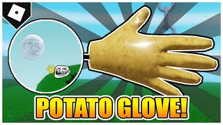 how to get patato glove in roblox slap battles