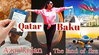 Baku Azerbaijan🇦🇿Travel Vlog| Part 1| Azarbaijan CompleteTour Guide|Azarbaijan Itinerary|Qatar Vlog