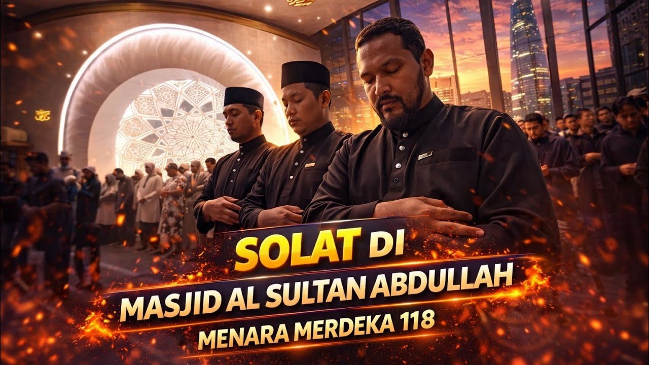 SOLAT MASJID AL SULTAN ABDULLAH MENARA MERDEKA 118
