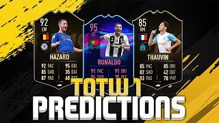Fifa 19 Totw 1 Predictions