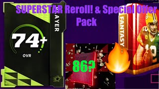 ELITE FANASY PACKS ARE JUICED! Superstar Special Packs & Rerolls, Madden22